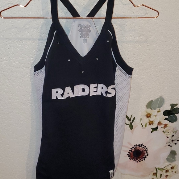 RAIDERS RACERBACK WITH SPORTS BRA ATTACHED - Picture 6 of 7